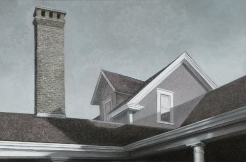 Avalon Window, by Tamalin Baumgarten, 2017, oil on panel