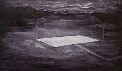 White Atelier 1, by Jonathan Beer, 2011, Oil on panel