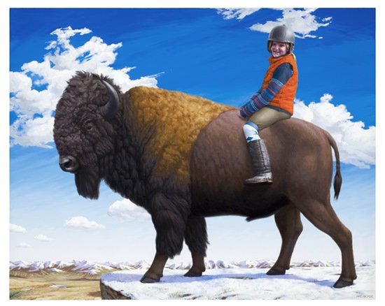 Conquest of the West, by Ard Berge, 2010, Oil on linen