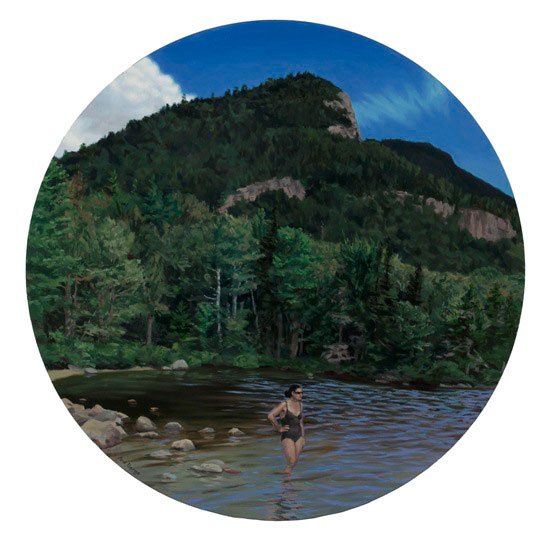 Each Lake, by Ard Berge, 2011, Oil on canvas, 30 inches