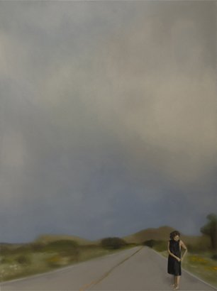 Highway, by Miriam Berger, oil on canvas