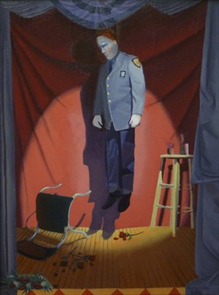 Suicide, by Alexandro Berrios, 2010, Oil on panel