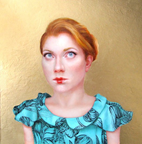 The Unknown, by Julie Elizabeth Brady, 2012, oil on mylar