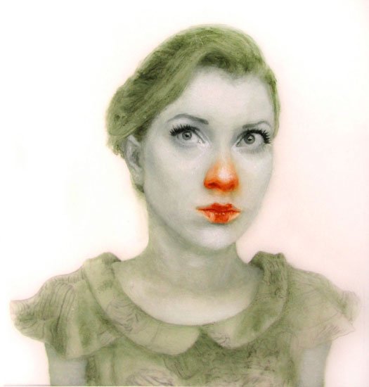 The Unknown, by Julie Elizabeth Brady, 2011, Oil on mylar