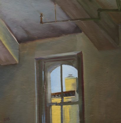 The Aperture, by Brian Burke, 2011, Oil on panel