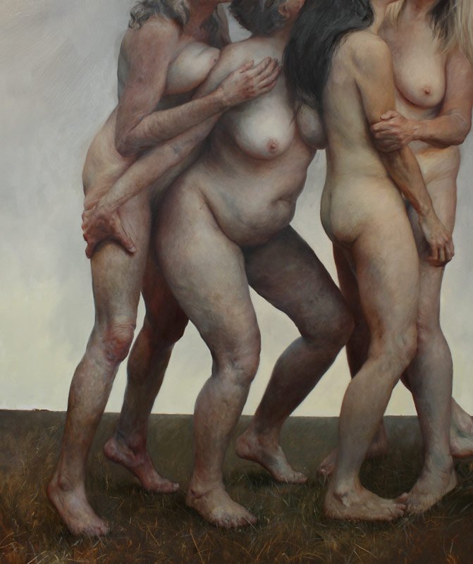 Step, by Aleah Chapin, 2012, Oil on canvas