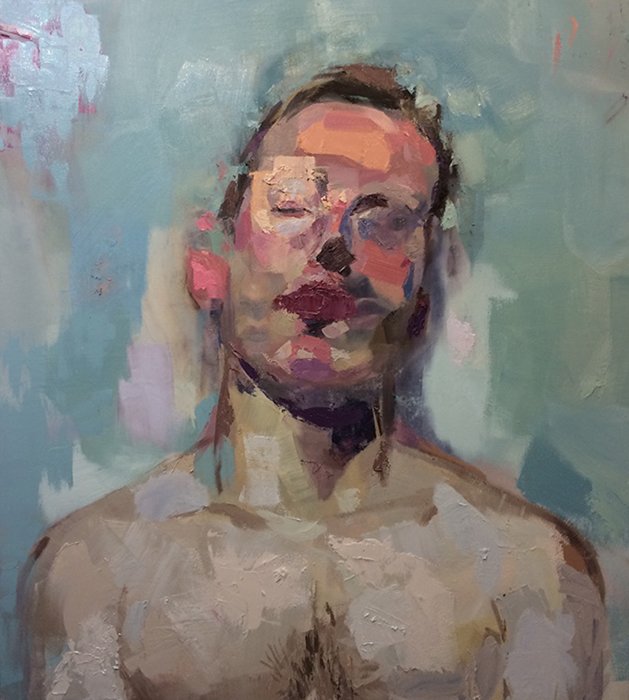 Refraction, by Tatiana Córdoba, 2016, Oil on canvas