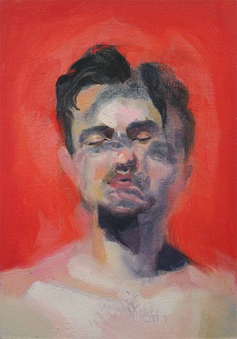 Refraction 4, by Tatiana Córdoba, 2015, Oil on paper