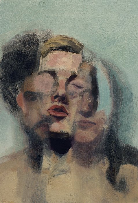 Refraction 8, by Tatiana Córdoba, 2015, Oil on paper