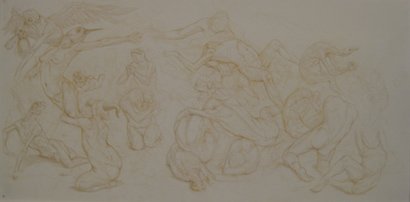 Abduction, by David Czupryna, 2009, pencil
