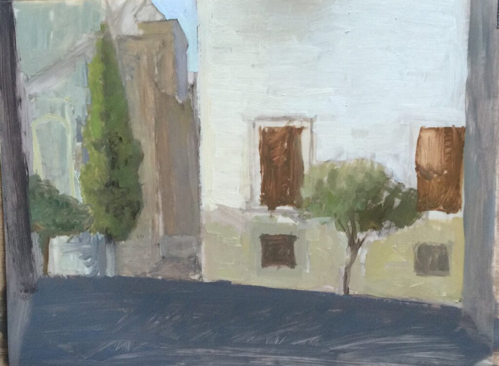 La Latina, by Daniel daSilva, 2015, Oil on panel