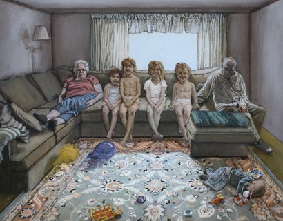 Dacha, by Maya Brodsky, 2011, Oil on panel