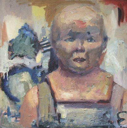 Dollface, by Dean Dalfonzo, 2010, Oil on canvas