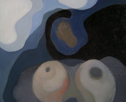 Anchorage, by William Doebele, 2009, oil on Masonite