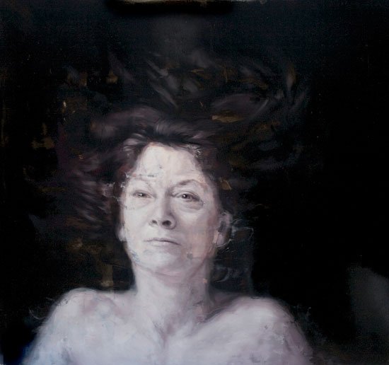 Somnambulant Shift, by Michelle Doll, 2012, Oil on mylar