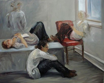 Maya, by Heidi Elbers, 2009, oil on canvas
