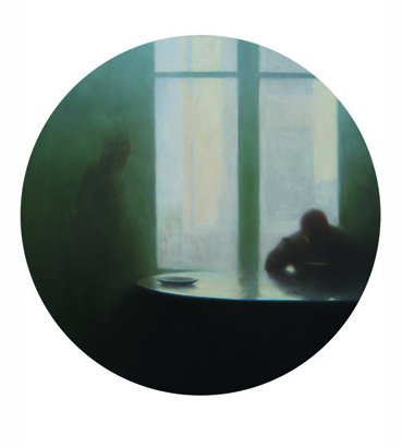 Adieu, by Samuel Evensen, 2008, oil on board, 24 inches