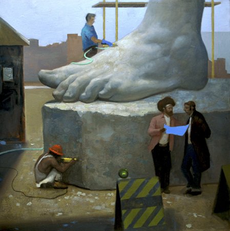 Pyrrhic Victory, by Steve Forster, 2011, Oil on canvas
