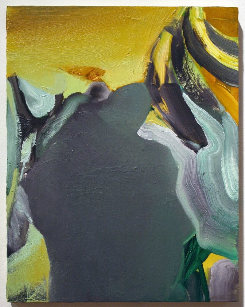 Bananas, by Elizabeth Glaessner, 2014, Ink and oil on clayboard