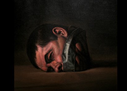 Para Que Aprendan a Respetar 2, by Rigoberto Gonzalez, oil on linen