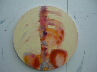 Spine, by Sarah Hall, 2009, oil on panel, 20 inches