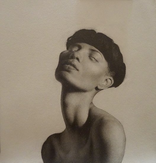 Roshni, by Gabriela Handal, 2015, Graphite on Stonehenge paper
