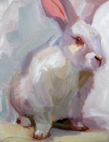 Frosty, by Jo Hay, 2012, Oil on canvas