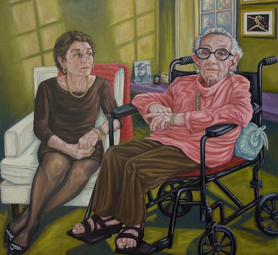 Mother & Daughter, by Patty Horing, 2013, oil on panel