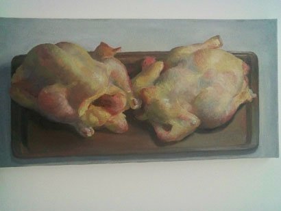 Reclining Nude, by Holly Hudson, 2009, oil on canvas