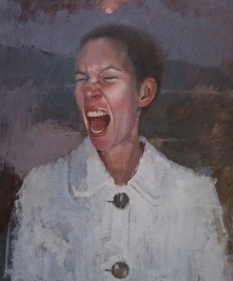 Untitled, by Daniel Hughes, 2012, Oil on board