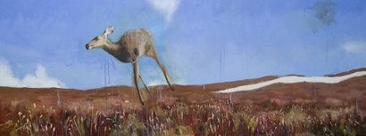 Landslide, by Caitlin Hurd, 2009, oil on canvas