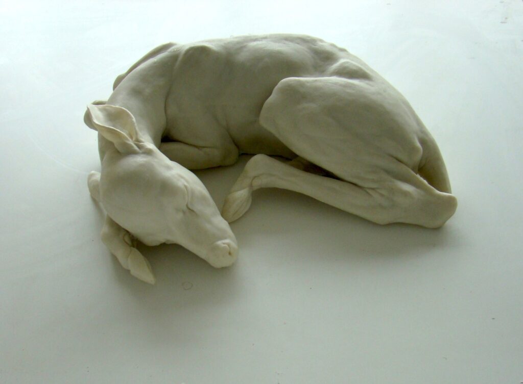 Fawn, by John O'Reilly, 2011, Resin