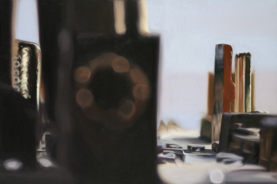 Modern World 9, by Glen Kessler, 2012, Oil on canvas