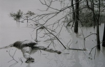 Rank, by Lisa Lebofsky, 2008, oil on aluminum