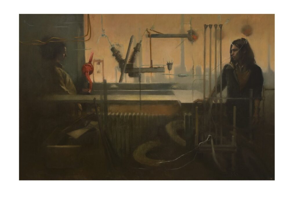 Untitled, by Yulia Levkovich, oil on canvas