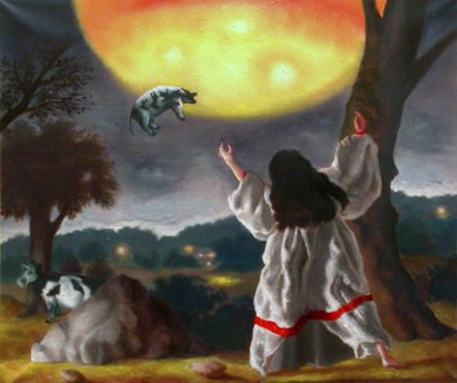 Strange Gifts IV, by Aldo Lira, 2009, oil on linen