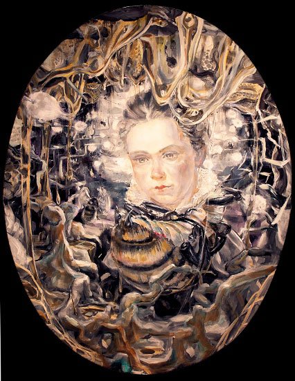 Queen Bee, by Mitchell Martinez, 2012, Oil on panel