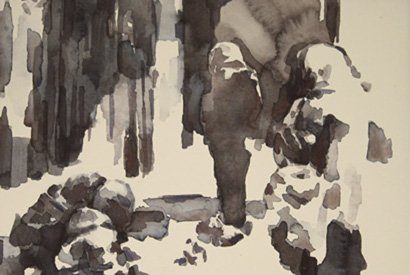A Matter of Opportunity, by Benjamin Christopher Martins, 2011, Watercolor on paper