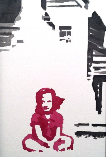 Untitled, by Benjamin Martins, 2011, Watercolor on paper