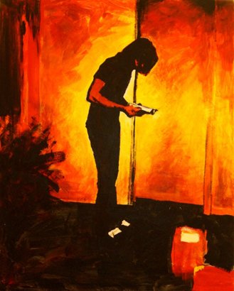 Portal, by Joseph Materkowski, 2007, Acrylic on panel