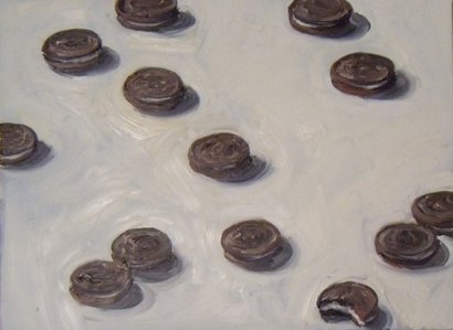 America's Favorite Cookie, by Ayumi Matsuba, 2010, Oil on canvas