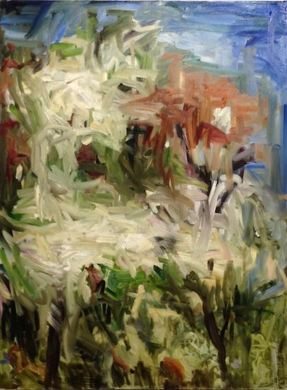 Pear Trees, by Ayumi Matsuba, 2014, Oil on canvas