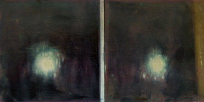 Untitled, by Eric Mavko, 2010, Oil and mixed media on panel