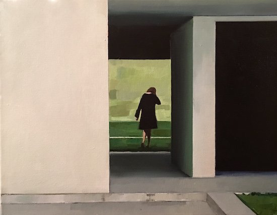 Leaving Behind, by Elisabeth McBrien, 2017, Oil on canvas