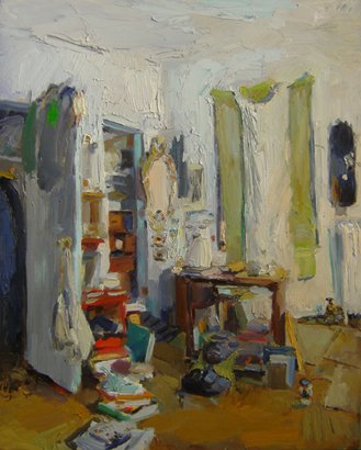 Cool Warm Front, by Curtis McDowell, 2008, oil on panel