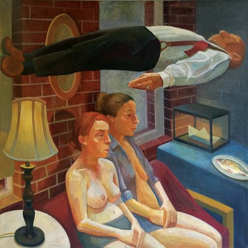Ordinary Family, by Ge Mei, 2013, Oil on canvas