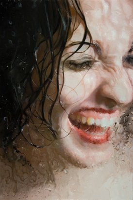 Laugh, by Alyssa Monks, 2009, oil on linen