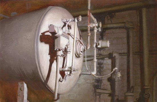 by Tun Myaing, Oil on mylar
