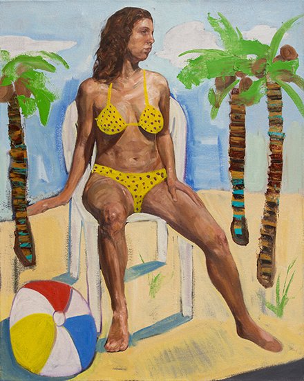 Sol Solecito, by Esteban Ocampo, 2016, Oil on canvas
