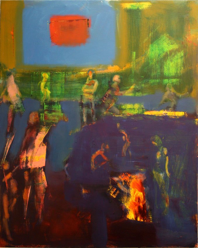 Red, by Pavol Olsavsky, 2013, Oil on canvas